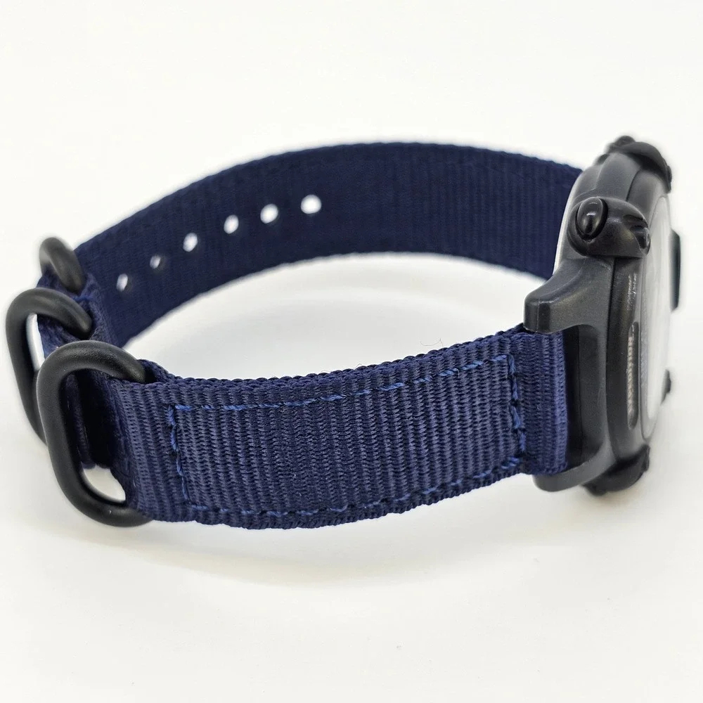 Timex Expedition 866 Men's Watch 39MM NEW Dark Blue Nylon Bands‎ New Battery